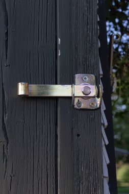 Çiftlik evinin yaz akşam Güney Almanya ahşap cephe