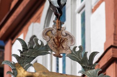 çerçeve ve tarihi Alman şehir modern cephe detayları