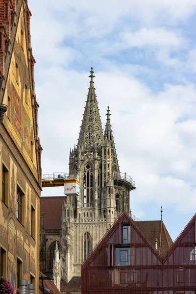 Cityscape Histórica Cidade Ulm Sul Alemanha — Fotografia de Stock