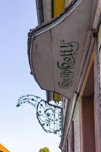 Facade Details Bavarian Farmhouse — Stock Photo, Image