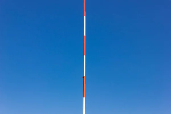 Pólo Palheta Vento Aeródromo Dia Ensolarado Outono Alemanha Sul — Fotografia de Stock