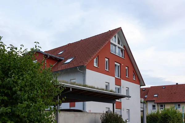 Építészeti Részletek Németország Déli Részén Nyári Este — Stock Fotó