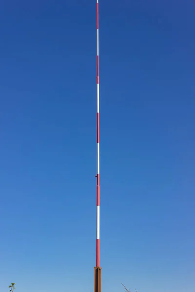 Pólo Palheta Vento Aeródromo Dia Ensolarado Outono Alemanha Sul — Fotografia de Stock