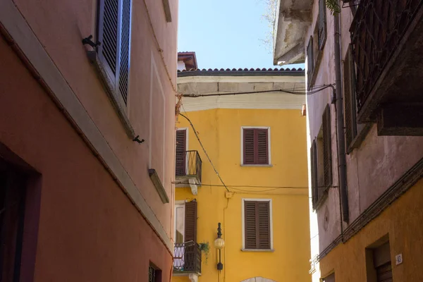 Piedmont Köy Göl Lago Maggiore Güzel Manzaraya — Stok fotoğraf