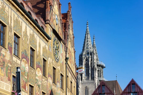 Cityscape Histórica Cidade Ulm Sul Alemanha — Fotografia de Stock