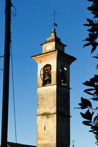 Schöne Aussicht Auf Piemontesische Dörfer Und Den Lago Maggiore — Stockfoto