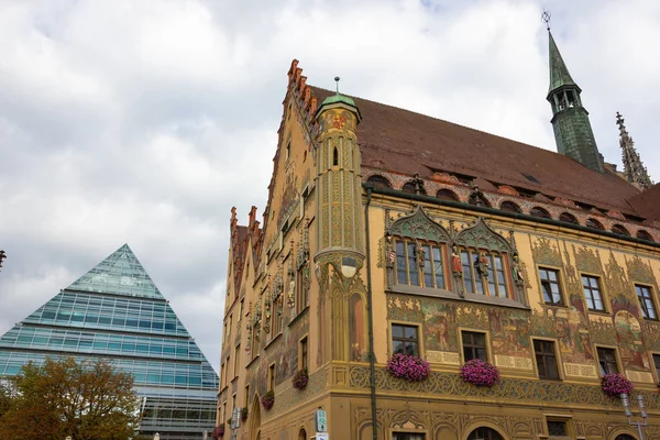 Antecedentes Arquitectónicos Histórica Cidade Ulm Sul Alemanha — Fotografia de Stock