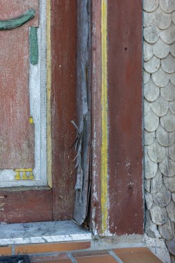 Bavyera çiftlik evi cephe detayları