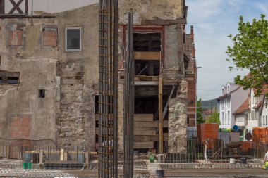 Güney Almanya inşaat detayları.