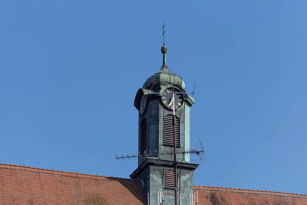 Einem Sonnigen Maitag Ende Mai Der Süddeutschen Historischen Stadt Inspirieren — Stockfoto