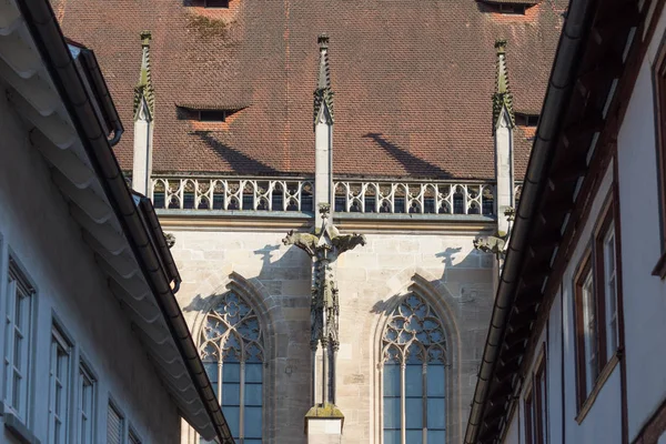 Einer Freien Reichsstadt Süddeutschland Mai Religiöse Details Und Ornamente Einer — Stockfoto