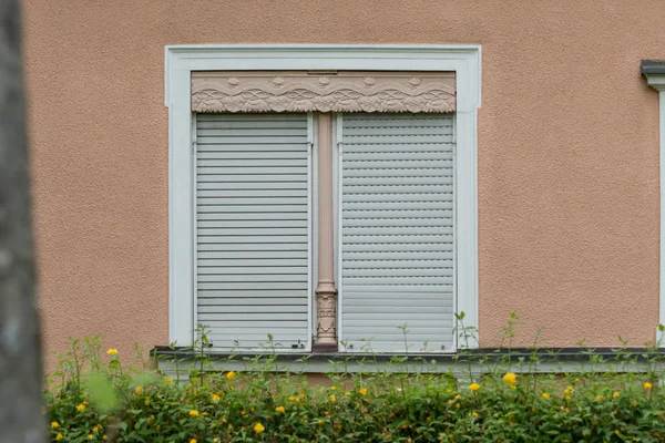 Una Ciudad Histórica Del Sur Alemania Fachadas Con Sus Ornamentos —  Fotos de Stock