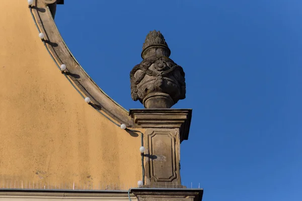 Historické Město Jižním Německu Střechy Anténa Podrobné Architektury Budov Kostelů — Stock fotografie
