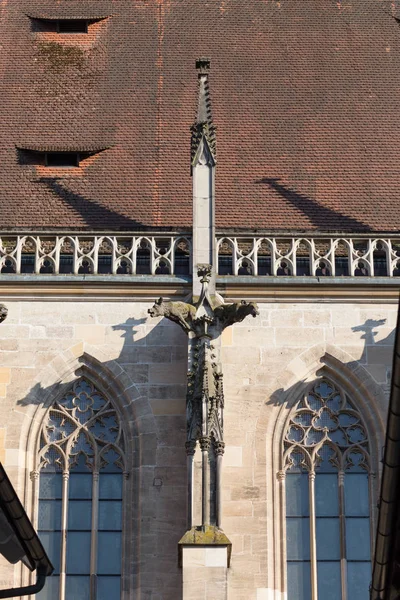 도시에 독일에서 장신구는 수도원에서 지붕과 — 스톡 사진
