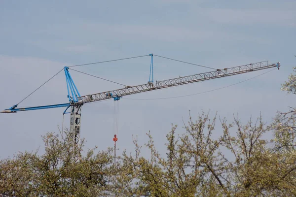 Bouw Van Machines Groen Gazon Duitsland — Stockfoto