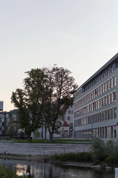 Muy Bonito Final Día Soleado Mayo Sur Alemania Geometría Clara — Foto de Stock