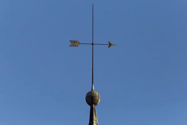 Uma Cidade Histórica Sul Alemanha Telhados Antenas Arquitetura Detalhada Edifícios — Fotografia de Stock