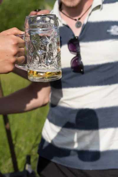 Солнечный День Конца Мая Южно Германском Садовом Фестивале Юные Мальчики — стоковое фото