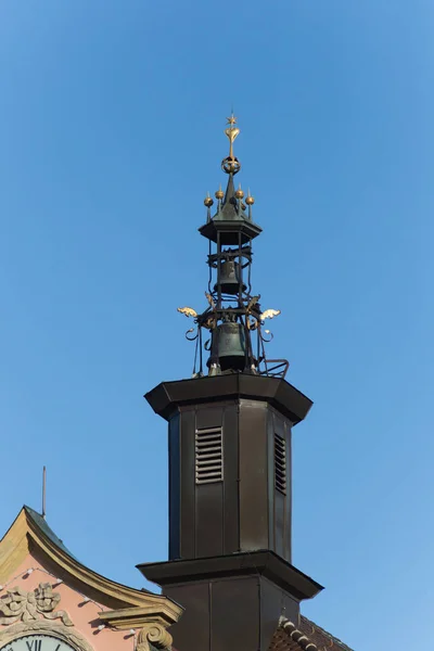 Uma Cidade Histórica Sul Alemanha Telhados Antenas Arquitetura Detalhada Edifícios — Fotografia de Stock