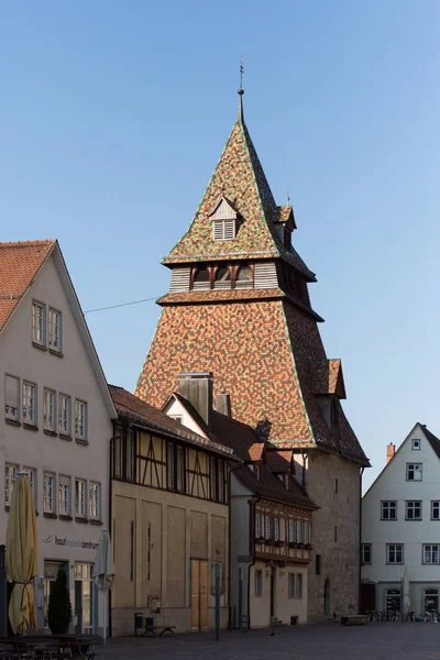 Una Ciudad Imperial Libre Sur Alemania Mayo Detalles Religiosos Ornamentos — Foto de Stock