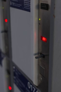 kilit kutusu Güney Almanya tarihi City stuttgart ve Münih yakınında bir tren istasyonu