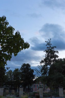 Almanya Europe Stuttgart güzel günbatımı manzara günbatımı güneş panelleri mahalle açık Park Hills