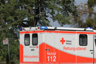 Beyaz kurtarma aracı Alman Köyü