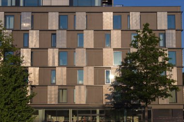 modern otel cephe sabah stuttgart yakınındaki Güney Almanya'da ışık