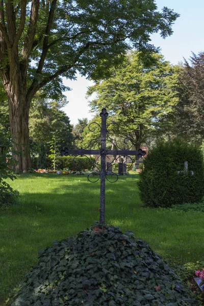 Cementerio Verano Del Sur Alemania Ciudad Histórica — Foto de Stock