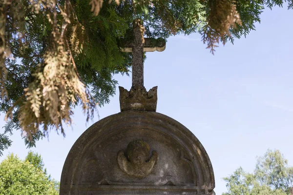 Cimetière Été Ville Historique Allemande Sud — Photo