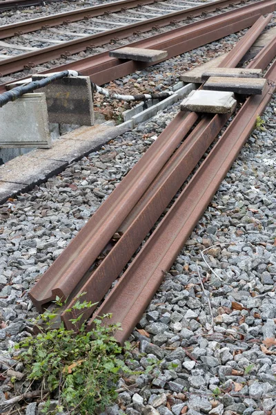 Trainstation Train Passing Rails Infrastructure South Germany City Munich Stuttgart — Stock Photo, Image