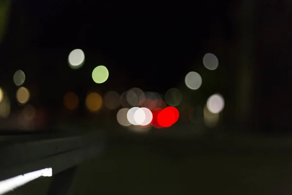 Ponte Pedestre Abstrata Noite Cidade Sul Alemanha Perto Stuttgart Com — Fotografia de Stock