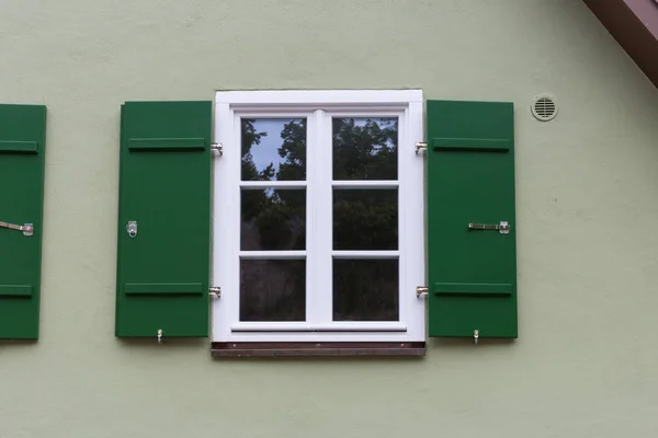 Historical City Bavaria South Germany Summertime Old Wooden Timber Frame — Stock Photo, Image