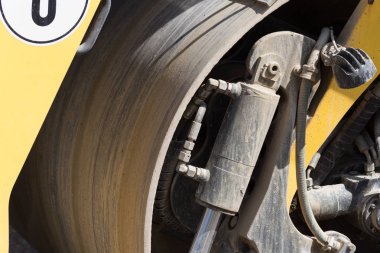 Alman roadroller parçaları ve Ayrıntılar.