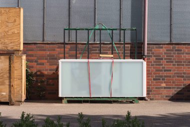 Fabrika araçları dışında duvar lojistik Atölyesi