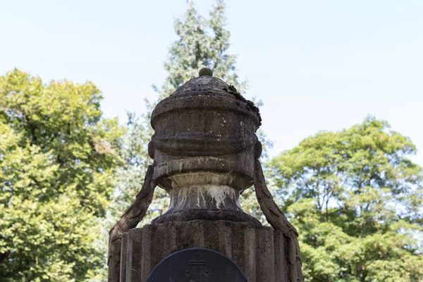 Cementerio Verano Del Sur Alemania Ciudad Histórica — Foto de Stock