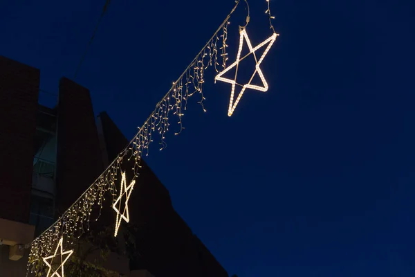 Estrellas Navidad Centro Comercial Sur Alemania Cerca Ciudad Stutgart Munich — Foto de Stock