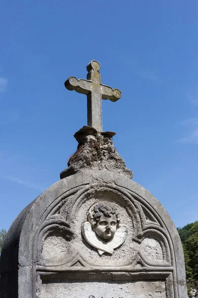 Cimetière Été Ville Historique Allemande Sud — Photo