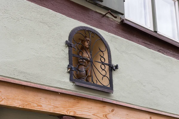 Uma Cidade Histórica Baviera Sul Alemanha Verão Velhos Edifícios Madeira — Fotografia de Stock