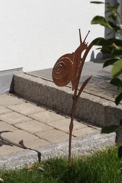 Detalhes Decoração Para Jardim Casa Campo — Fotografia de Stock