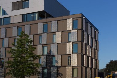 modern otel cephe sabah stuttgart yakınındaki Güney Almanya'da ışık