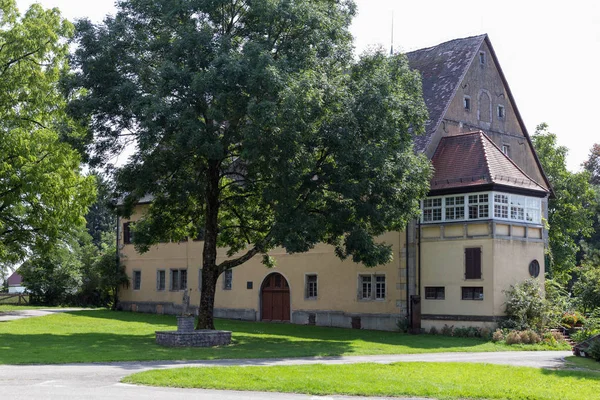 Gebouwen Het Platform Details Rond Kapel Van Een Historische Dorp — Stockfoto