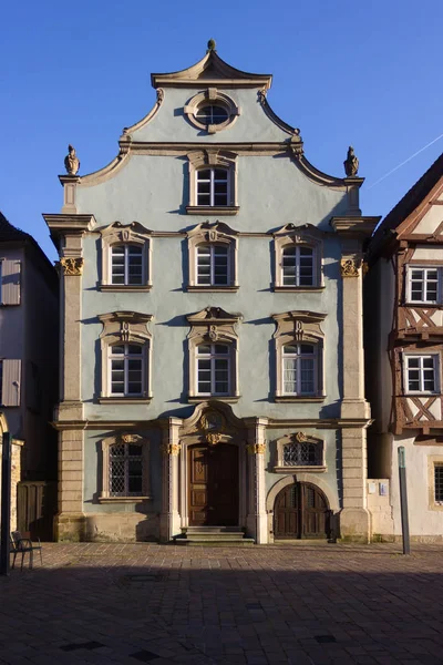 Fasader Arkitektur Och Träd Historisk Stad September Höstsäsong Södra Tyskland — Stockfoto