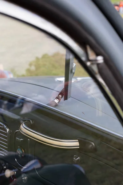 Details Delen Grijze Van Oude Kleur Volkswagen Kever Zuid Duitsland — Stockfoto