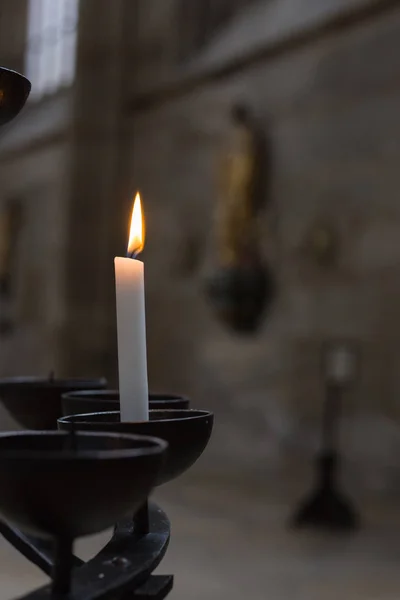 Alma Símbolo Crença Religião Que Ilumina Ambiente Uma Igreja Com — Fotografia de Stock