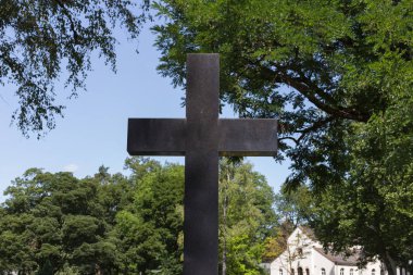 Yaz Güney Almanya tarihi şehir mezarlığında