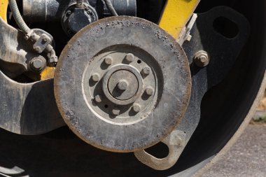 Alman roadroller parçaları ve Ayrıntılar.