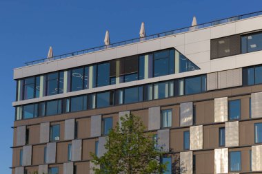 modern otel cephe sabah stuttgart yakınındaki Güney Almanya'da ışık