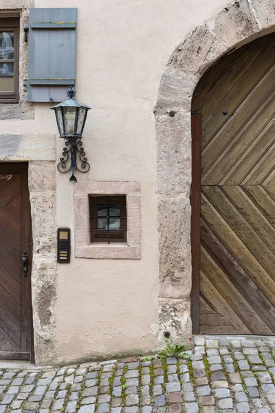 Historical City Bavaria South Germany Summertime Old Wooden Timber Frame — Stock Photo, Image