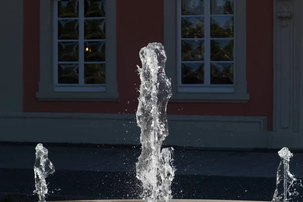 Een Zeer Zonnige Dag Juni Zuid Duitsland Zie Heldere Water — Stockfoto